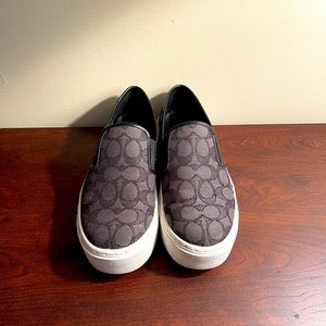 Authentic COACH slip on shoes
